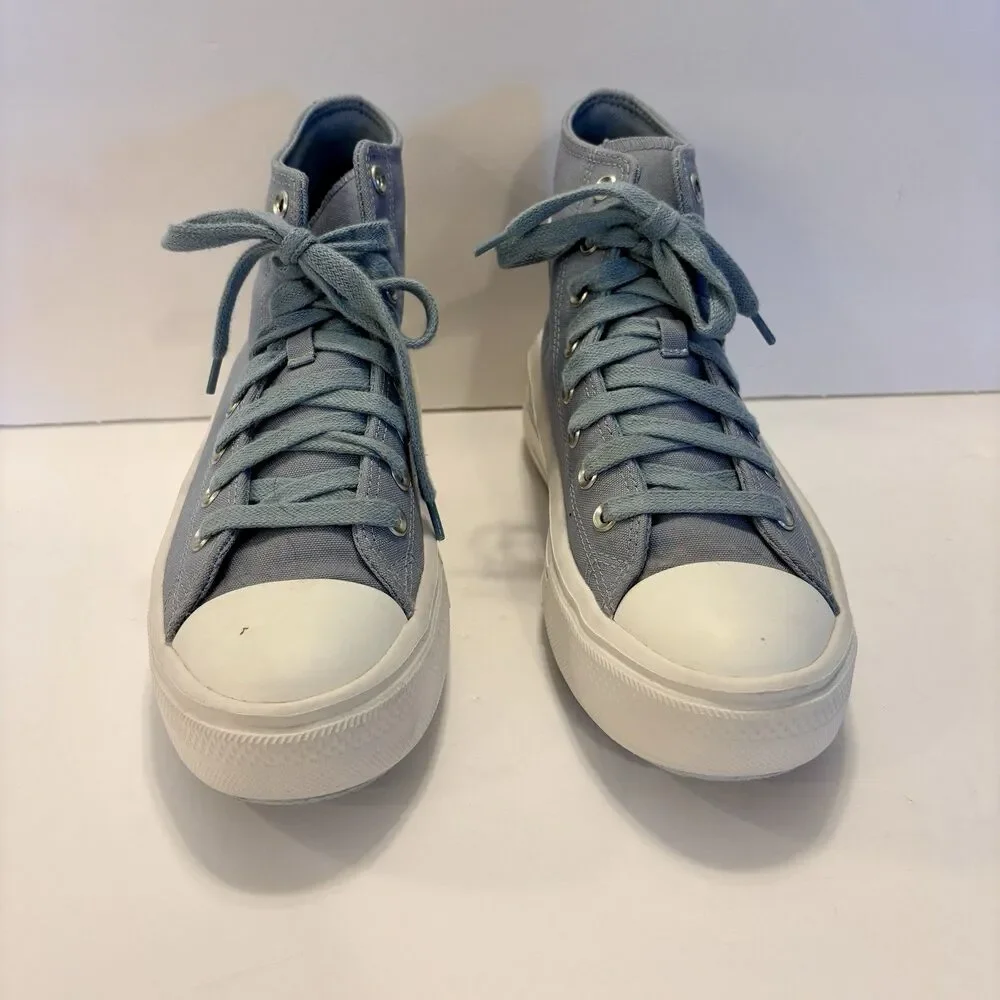 Converse Chuck Taylor All Star Move Platform High Cross Stitch Roses Size 10